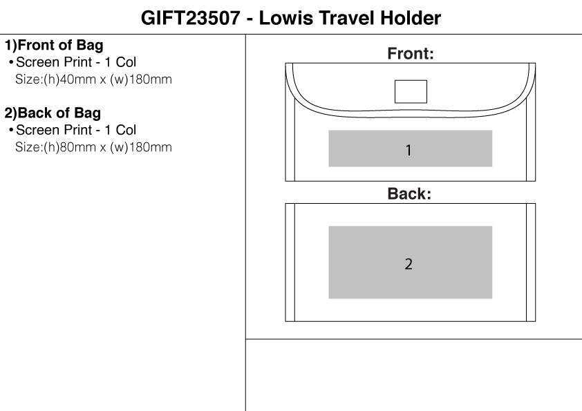 Lowis Travel Holder