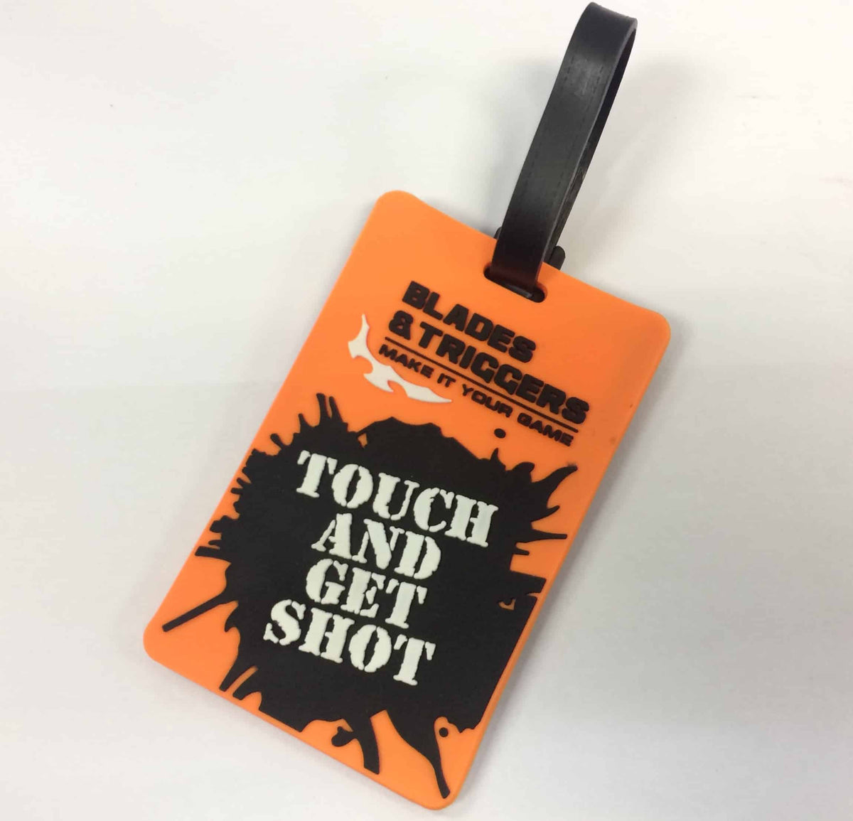 BLADES AND TRIGGERS CUSTOM MADE LUGGAGE TAGS