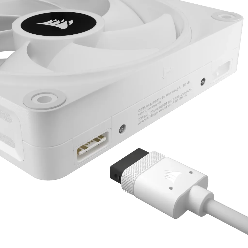 Corsair iCUE LINK QX120 RGB 120mm PWM Fans Starter Kit - White