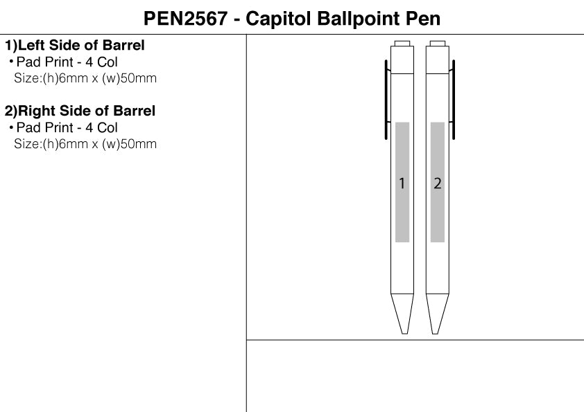 Capitol Ballpoint Pen