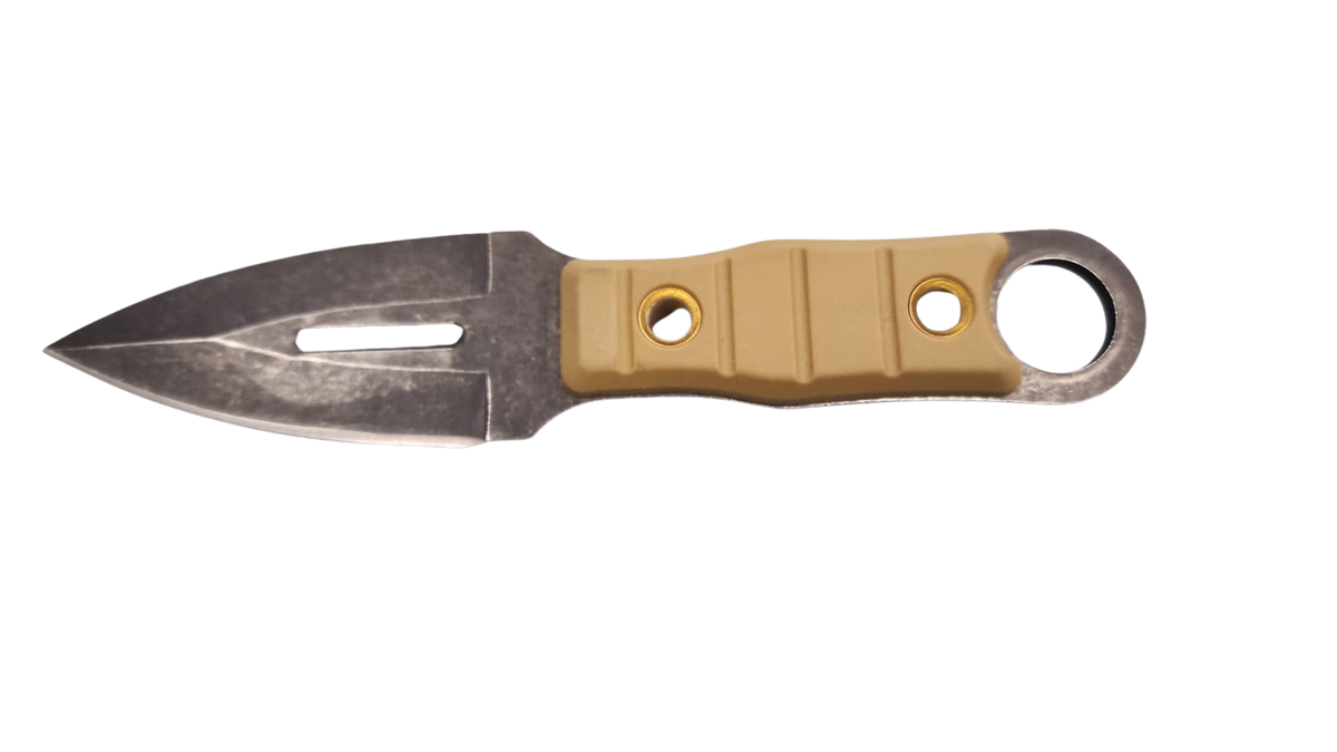 FAS7-7 EDC Fixed Blade Tan With Kydex Sheath