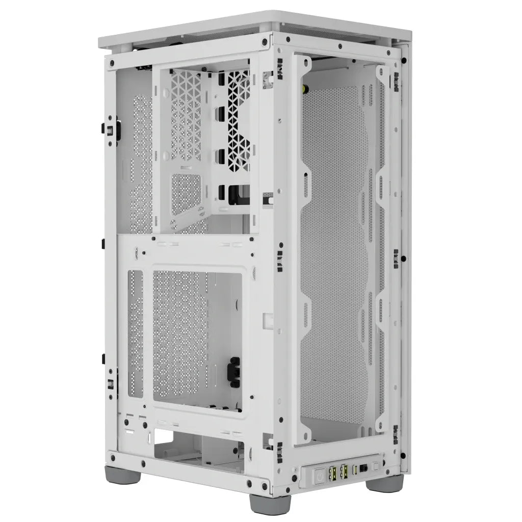 2000D AIRFLOW White Mini-ITX PC Case; 3x 2.5'' Drive Bays; Up to 360mm Radiator compatible