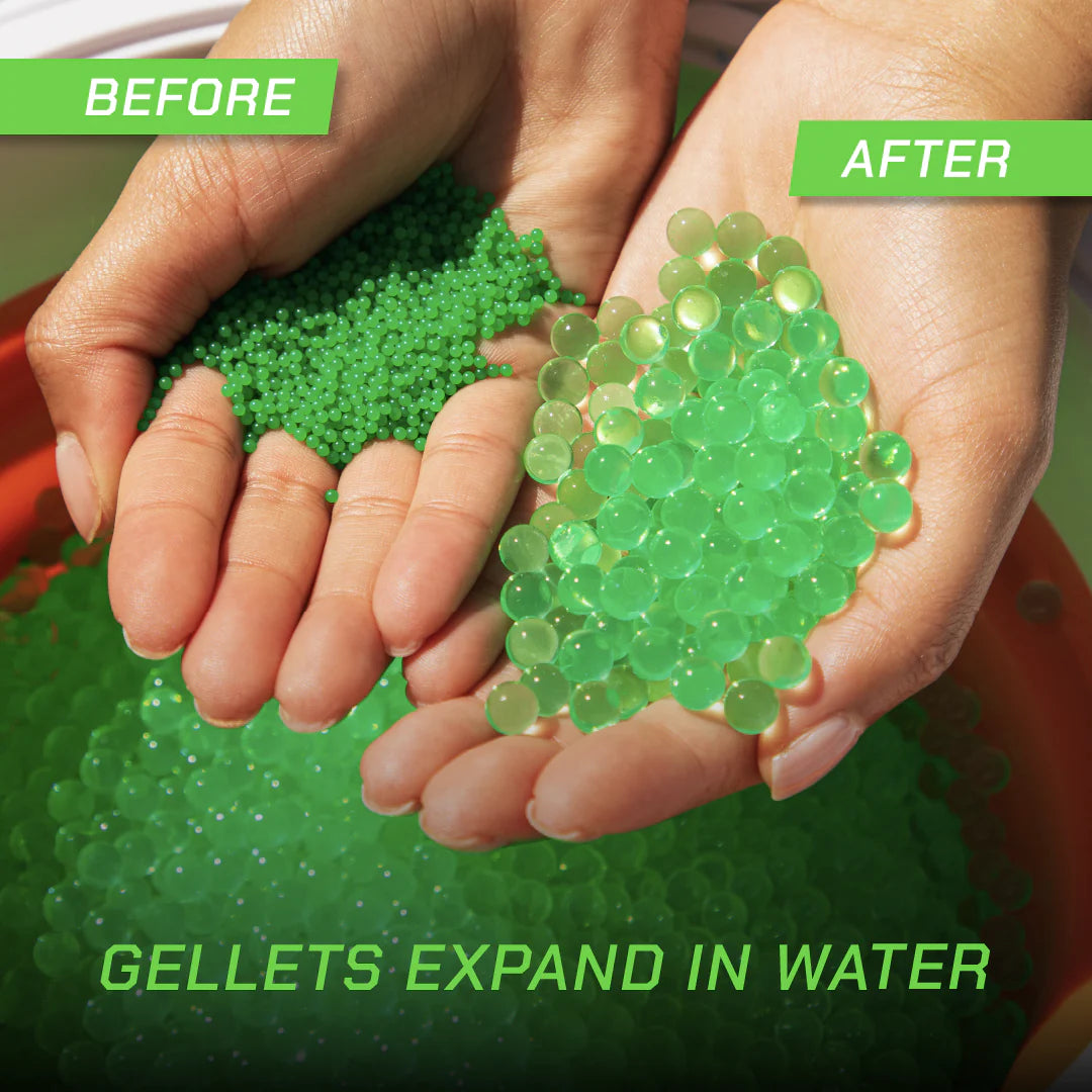 Gel Shot Gellet Pack (10k) - Electric Green - GL4CP09/GBGL1009-5L
