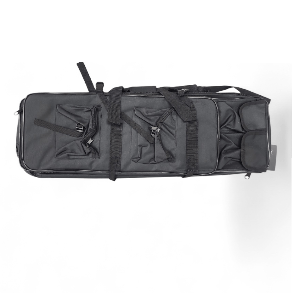 Ballistic Backpack Gun Case 85cm Black – Tactical Rifle Carry Bag With Shoulder Straps FAS9-6B