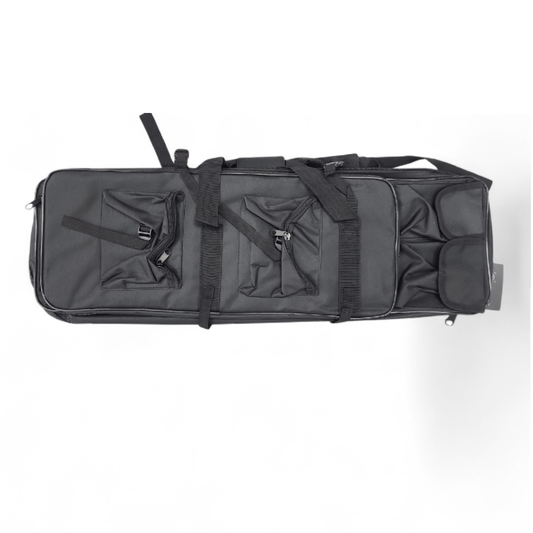 Ballistic Backpack Gun Case 85cm Black – Tactical Rifle Carry Bag With Shoulder Straps FAS9-6B