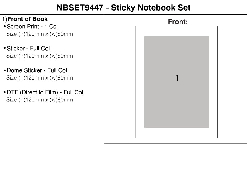 Sticky Notebook Set