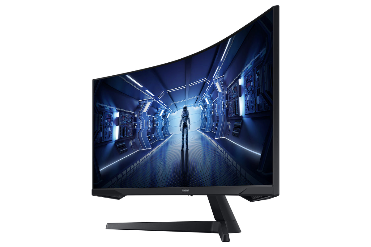 Samsung LC34G55TWW 34'' Odyssey G5 Ultra WQHD Curved Monitor; 21:9; 1000R; 3440X1440 Resolution; Max 165Hz; 2500:1 Static; 1ms (