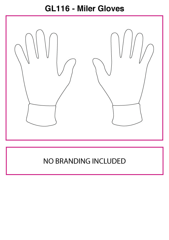 Miler Gloves - branding