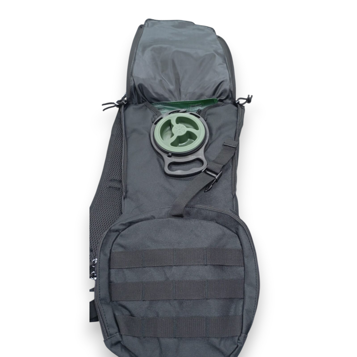 Ballistic Tactical Hydration Backpack Black – Water Bladder Ready Tactical Pack FAS9-13B