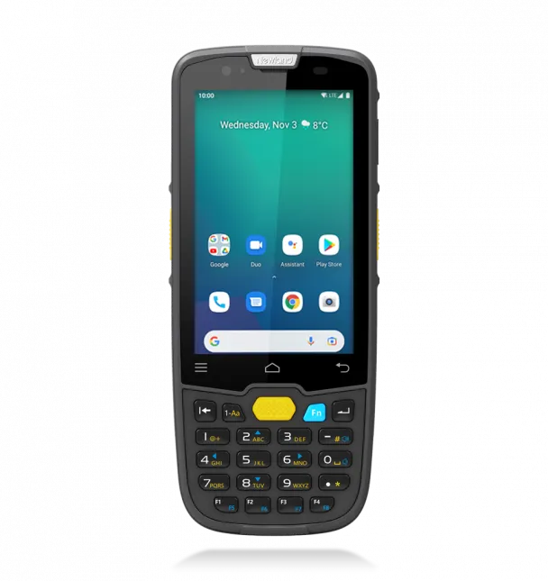 Newland-MT6755 Sei Mobile Computer with 4'' touchscreen; 2D CMOS Mega Pixel imager with Laser Aimer (CM6x); 4GB/64GB; BT; WiFi;