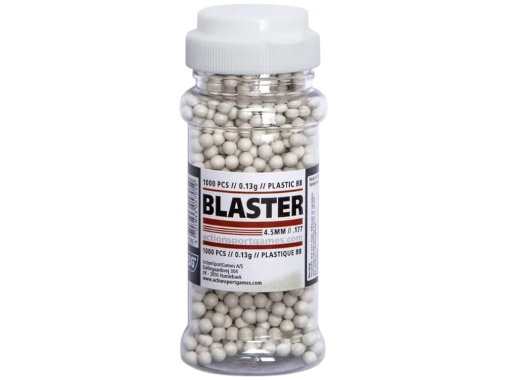 ASG 0.13g Plastic BBs 4.5mm 1000pc – ASG 17939