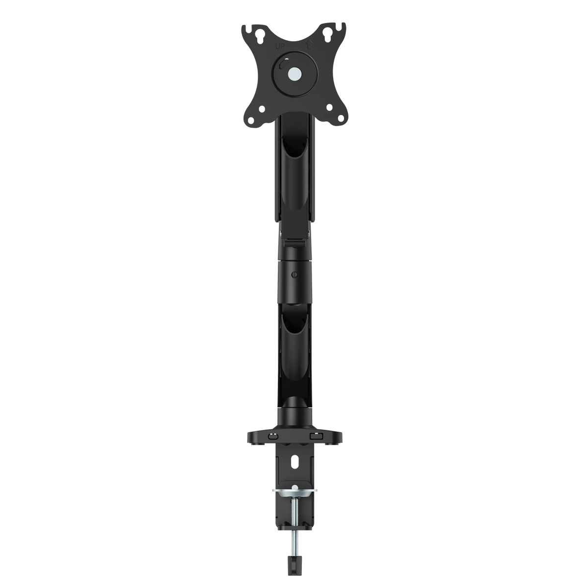 BRACKET 17'' - 32'' single monitor mount; gas spring: tilt; swivel & rotate; VESA Compatible: 75x75 & 100x100; up to 9Kg's