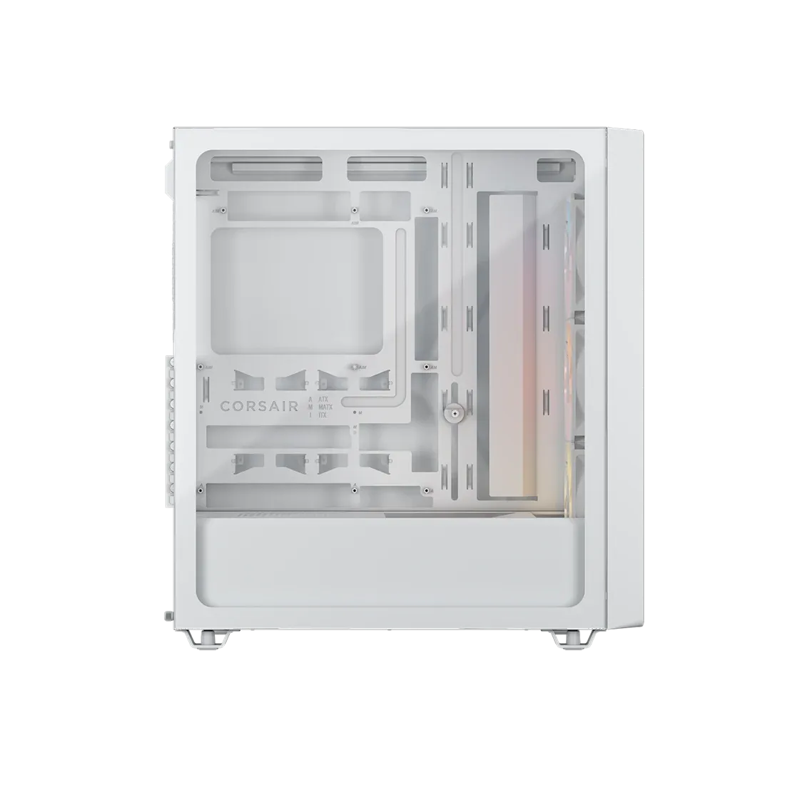 3200D RS ARGB Mid-Tower PC Case; 3x RS120 ARGB fans incl - White.