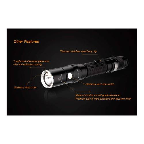 Fenix LD22 LED Flashlight (Black)