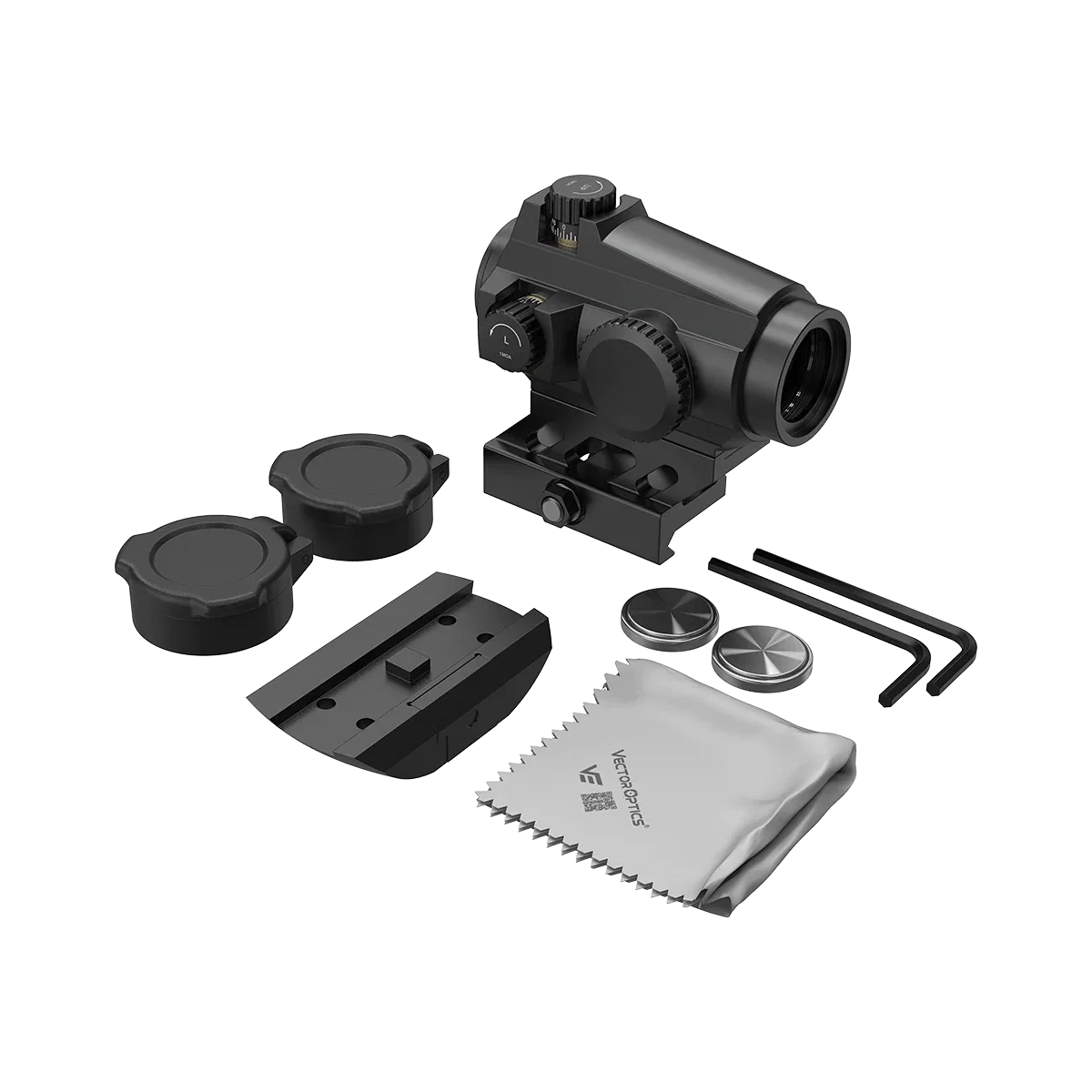 Vector Optics Maverick-II Plus 1x22 SOL Solar Power Red Dot Sight Guards On Duty Security
