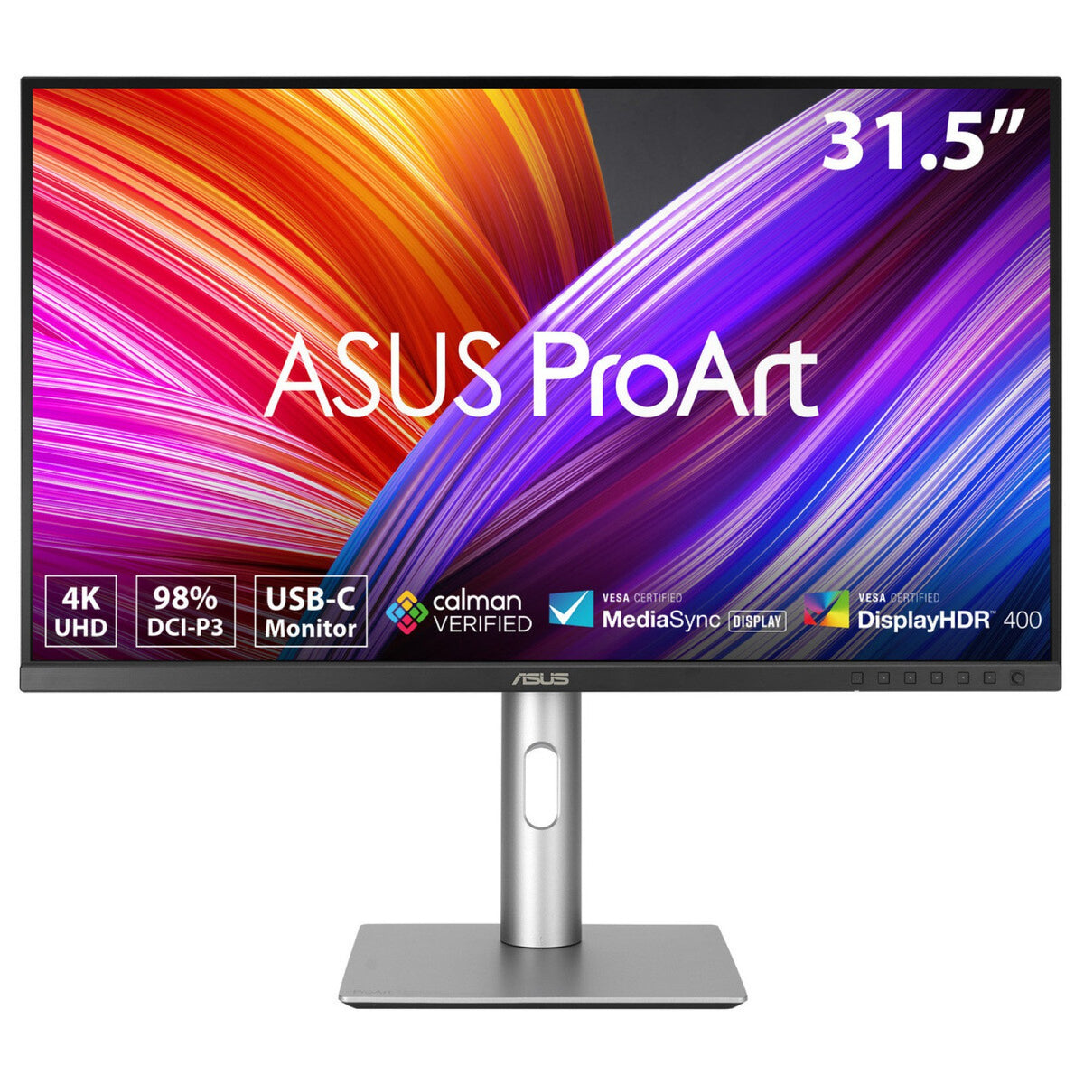 ASUS PA329CRV| 31.5 4K UHD |IPS|60Hz|AR 16:9|5ms-GTG|400 NITS|1500:1|VA 178|USB-C|USB|DP|HDMI|Calman-Delta E<2|99% DCI-P3| 99%