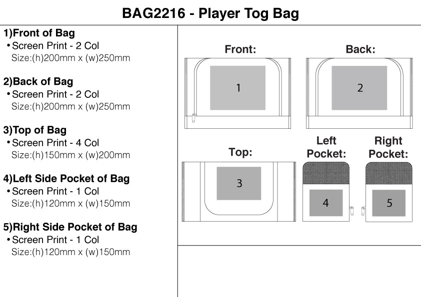 Player Tog Bag