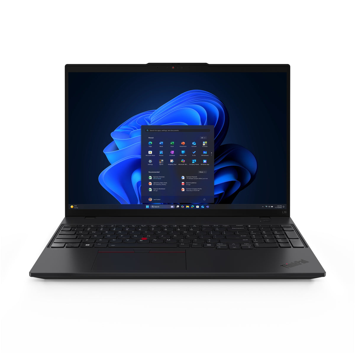 LENOVO ThinkPad L16 Gen 2 |Ultra 7-255U|BLACK|16'' WUXGA|16GB DDR5|1TB PCIe SSD|LTE|3yr OSS|WIN11 Pro