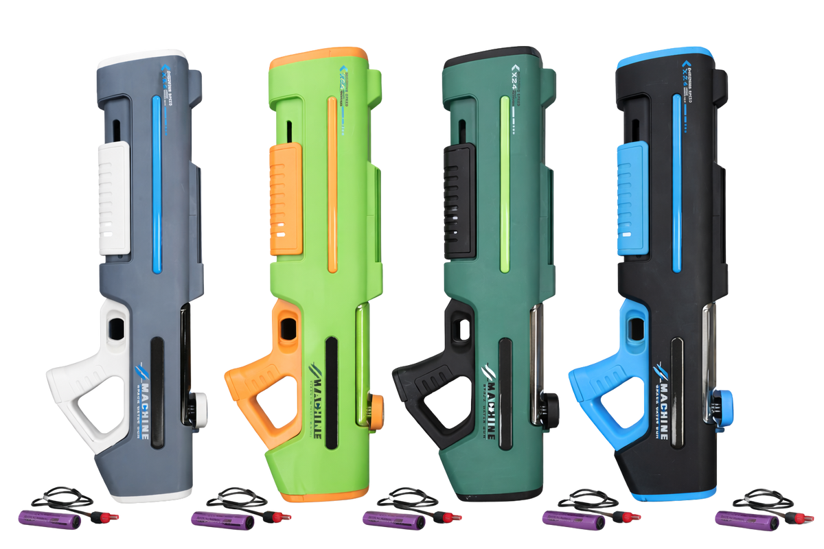FAS5-2 Electric Water Gun Dual Spray Head KB1380 (Grey, Black, Green, Dark Green)