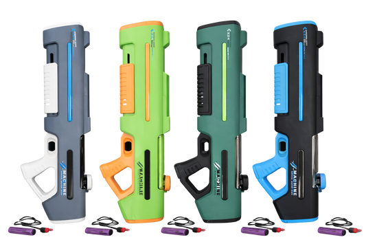 FAS5-2 Electric Water Gun Dual Spray Head KB1380 (Grey, Black, Green, Dark Green)