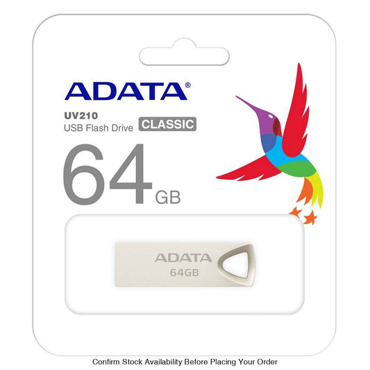 ADATA USB 2.0 METAL 64GB GOLD - Guards On Duty Shop