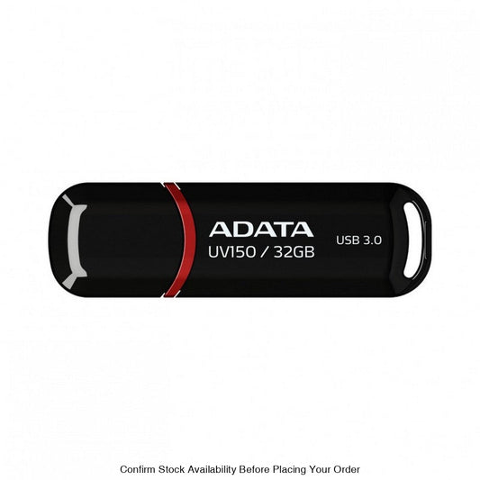 ADATA UV150 USB 3.2 32GB SNAP CAP BLACK - Guards On Duty Shop