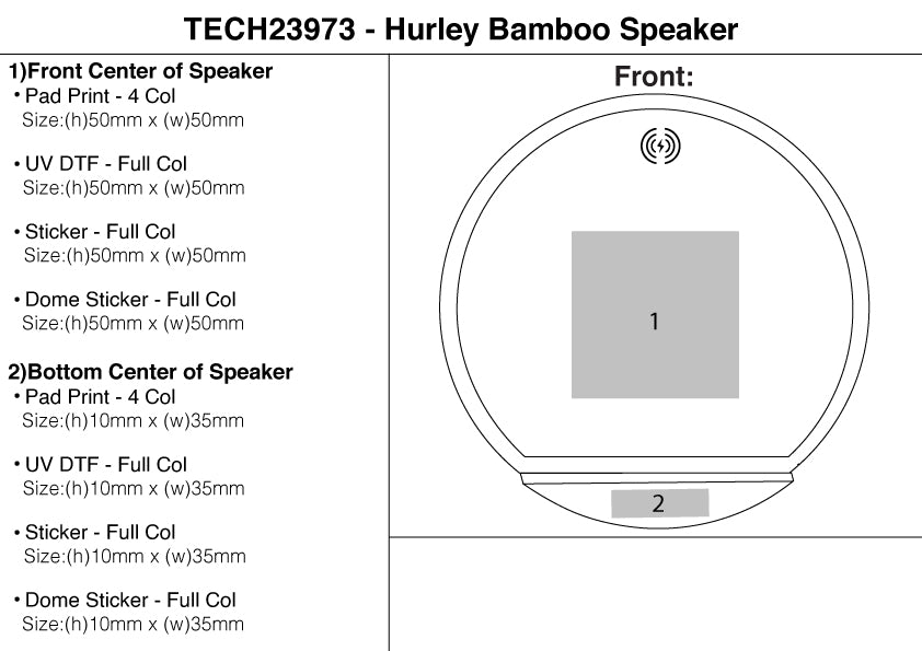 Hurley Bamboo Speaker