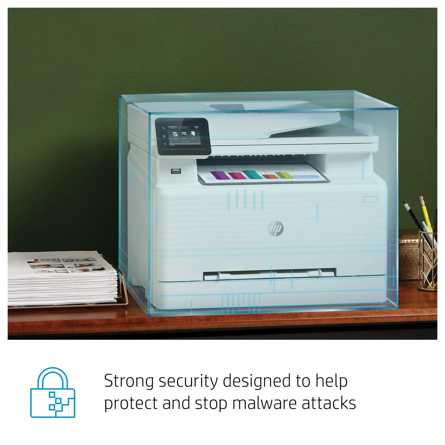 HP COLOUR LASERJET PRO MFP M283FDW, PRINT, COPY, SCAN, FAX, 1-5 USERS, FAST PRINT SPEEDS (21 PPM IN COLOR AND MONO) AND FASTEST IN-CLASS FIRST PAGE OUT, AUTOMATAIC TWO-SIDED PRINTING, 50-PAGE ADF, FRONT USB, TOUCHSCREEN DISPLAY, 250 SHEET PAPER CAPACITY, - Guards On Duty Shop & Security Guards