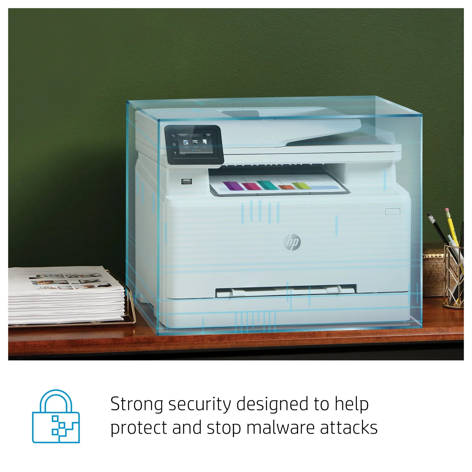HP COLOUR LASERJET PRO MFP M283FDW, PRINT, COPY, SCAN, FAX, 1-5 USERS, FAST PRINT SPEEDS (21 PPM IN COLOR AND MONO) AND FASTEST IN-CLASS FIRST PAGE OUT, AUTOMATAIC TWO-SIDED PRINTING, 50-PAGE ADF, FRONT USB, TOUCHSCREEN DISPLAY, 250 SHEET PAPER CAPACITY, - Guards On Duty Shop & Security Guards