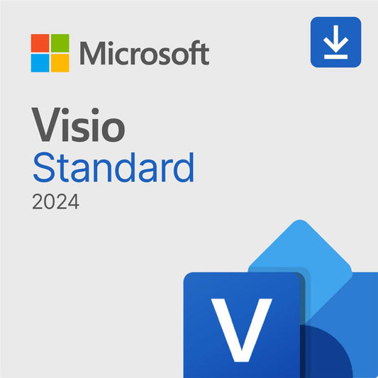 Microsoft - Visio Standard 2024 - 1 Pc - Download - Guards On Duty Shop & Security Guards
