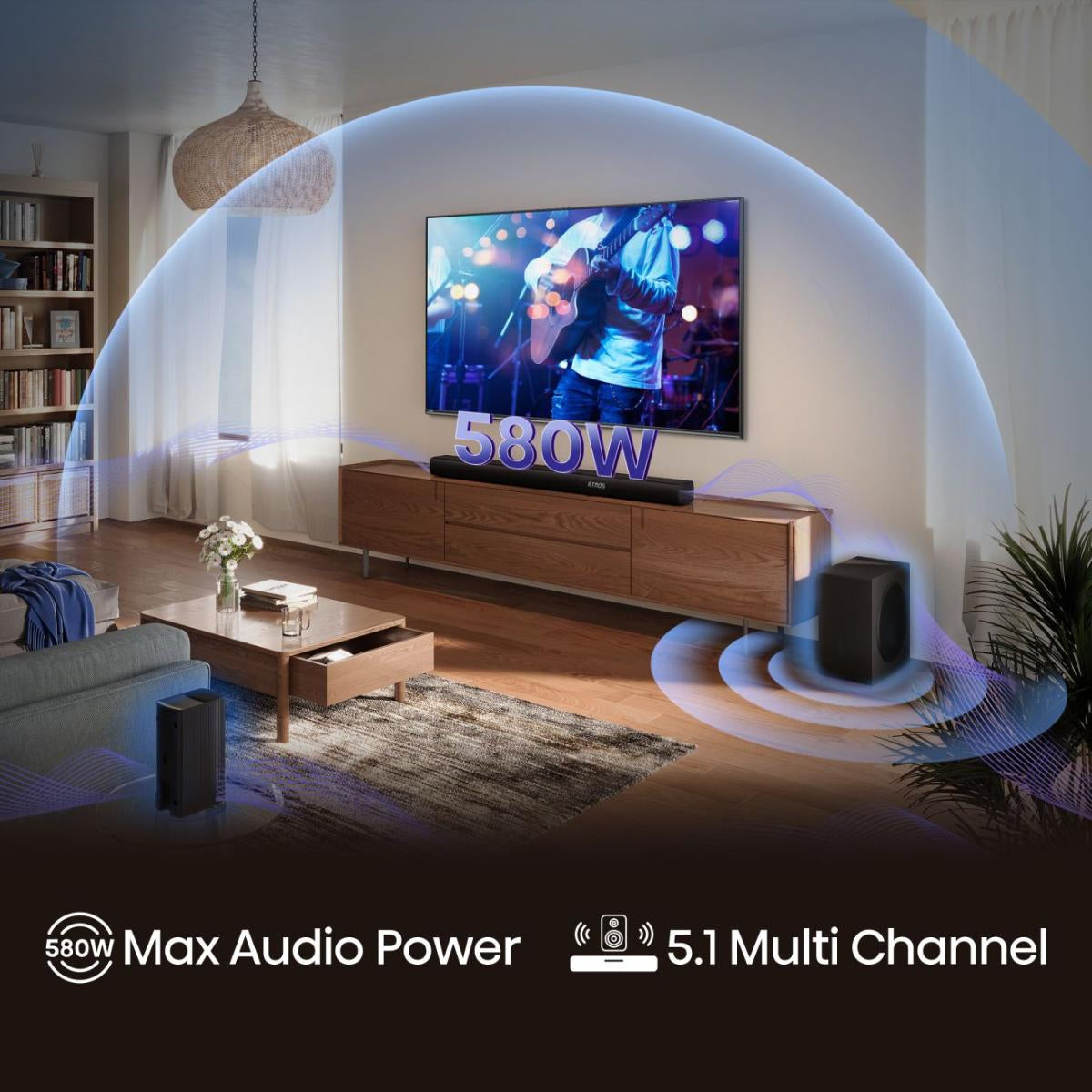 Hisense AX5100Q Soundbar 5.1 Channel Soundbar