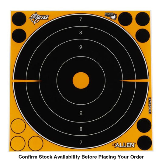 ALLEN EZ AIM ADHESIVE SPLASH BULLS EYE 8IN 6 PACK ALLEN EZ AIM ADHESIVE SPLASH BULLS EYE 8IN 6 PACK