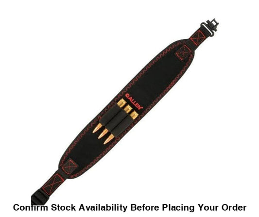 ALLEN RIFLE SLING DAYTONA NEOPRENE W/SWIVELS & SHELLHOLDER ALLEN RIFLE SLING DAYTONA NEOPRENE W/SWIVELS & SHELLHOLDER