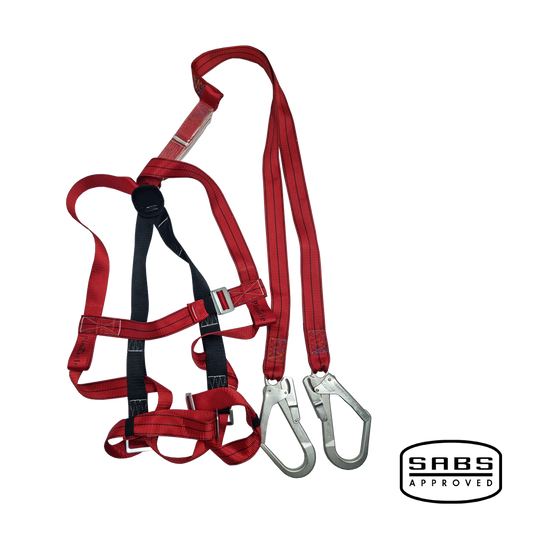 Pinnacle ALPHA Double Lanyard Full Body Harness with Scaffold Hook