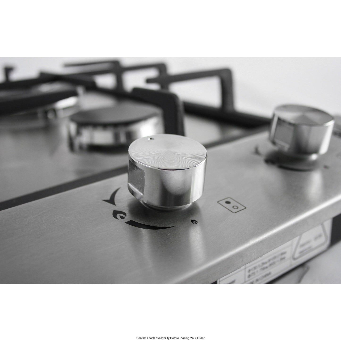 Alva 30cm 2-Burner Gas Hob - Stainless Steel - Alva 2-Burner Gas Hob