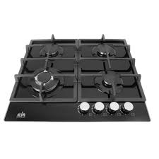 Alva 4-Burner Glass Gas Hob 60cm