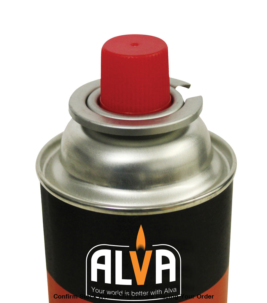Alva 4 X Butane Gas Canisters 220g - Alva 4 X Butane Gas Canisters 220g