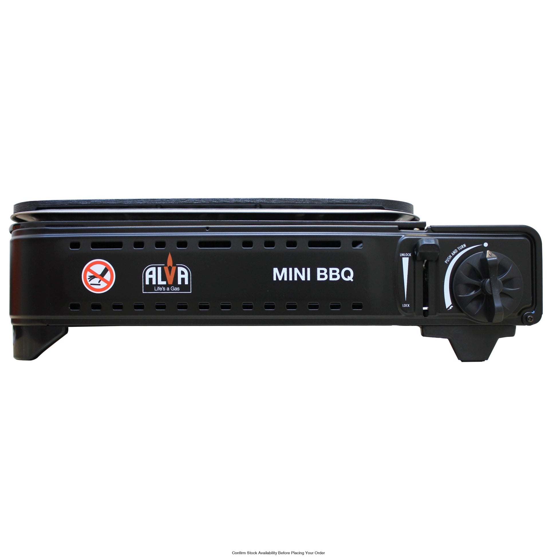 Alva Butane Canister Mini BBQ Cooker + Carry Case - Alva Butane Canister Mini BBQ