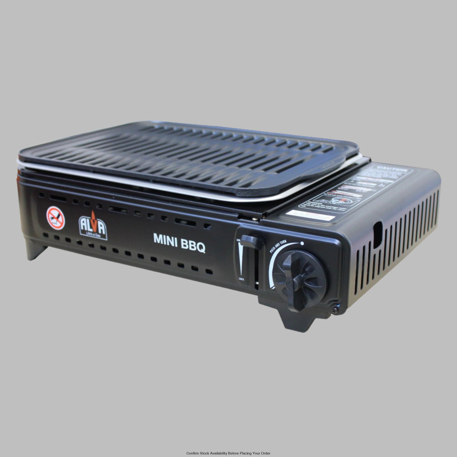 Alva Butane Canister Mini BBQ Cooker + Carry Case - Alva Butane Canister Mini BBQ