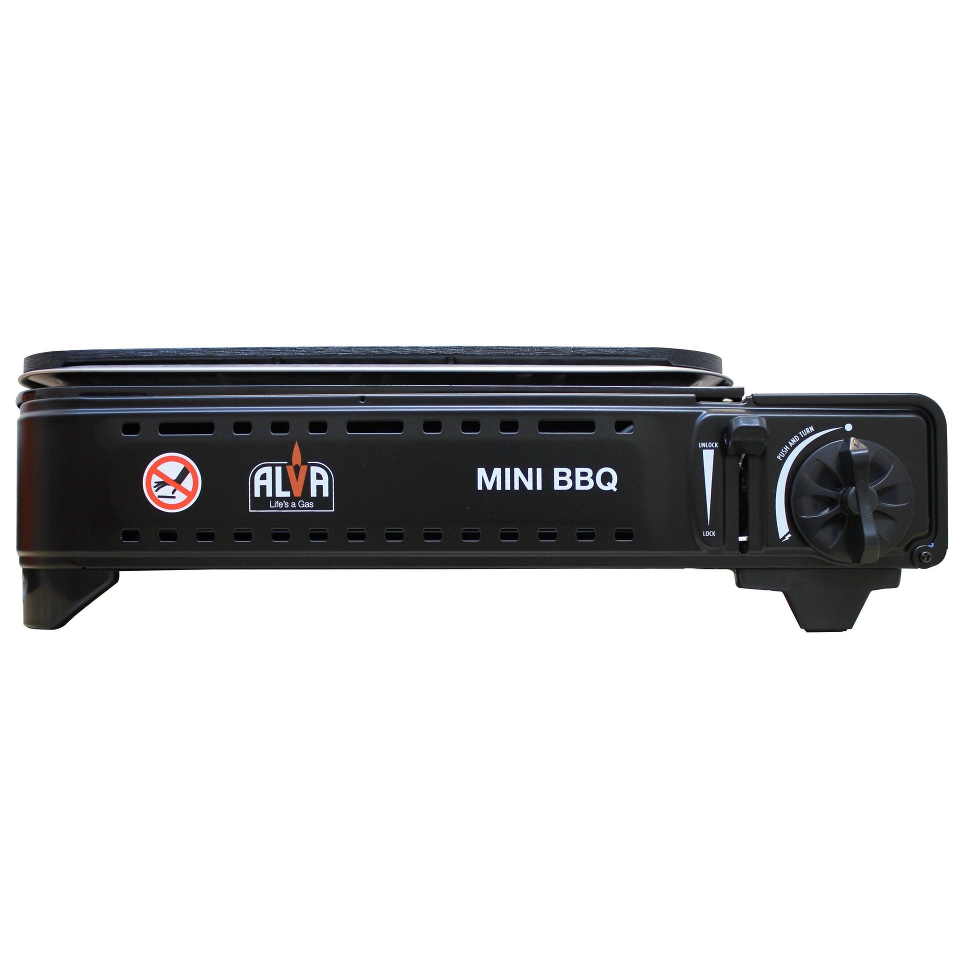 Alva Butane Canister Mini BBQ Cooker + Carry Case - Alva Butane Canister Mini BBQ