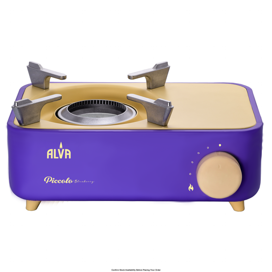Alva Mini Butane Canister Stove Blueberry - Alva Mini Butane Canister Stove