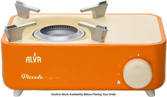 Alva Mini Butane Canister Stove with Carry Case (Tangerine Orange) - Alva Mini Butane Canister Stove Tangerine