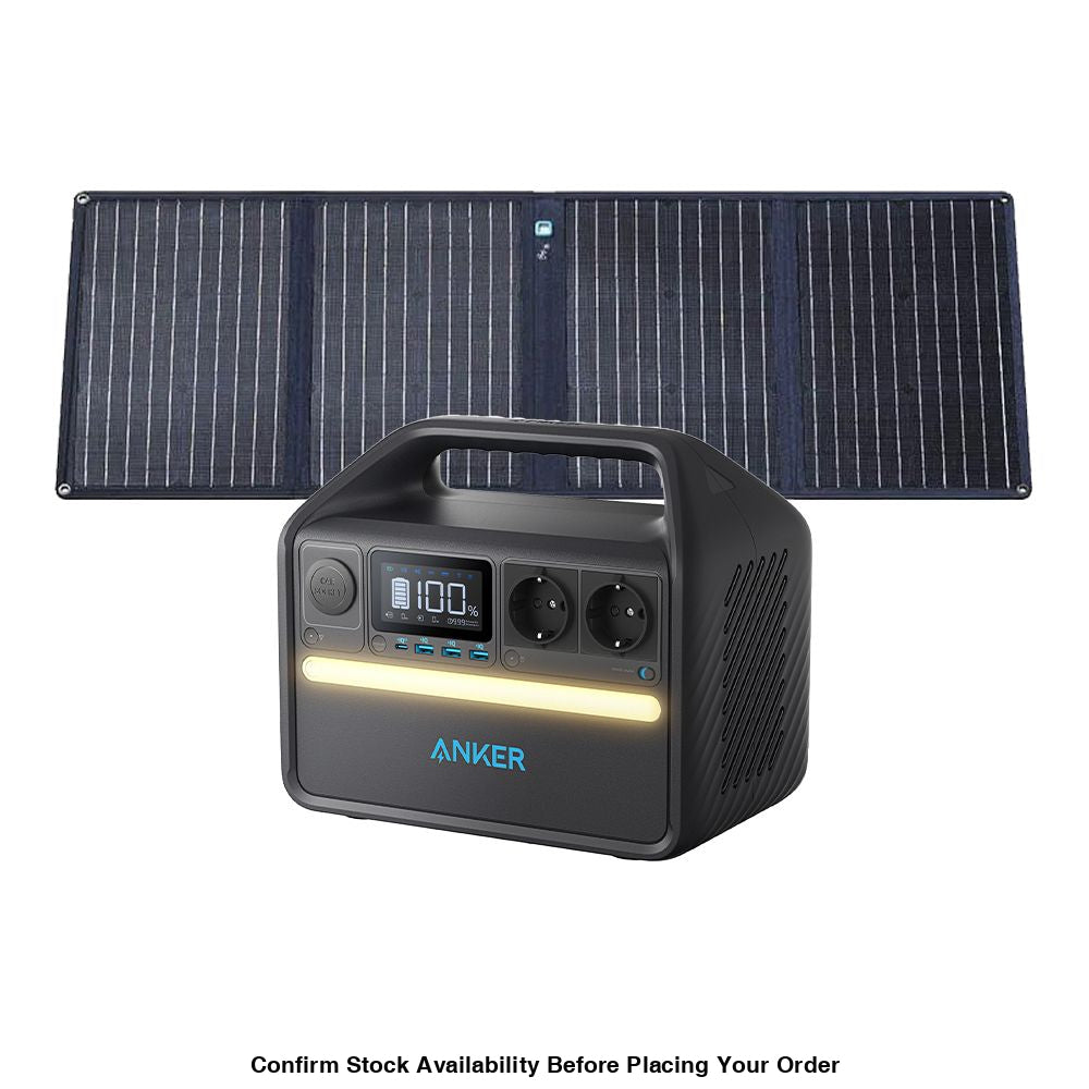 Anker PowerHouse 521 (256Wh) Portable Power Station + Solar Panel 100W - Guards On Duty Shop