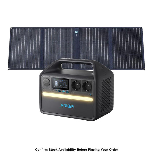 Anker PowerHouse 521 (256Wh) Portable Power Station + Solar Panel 100W - Guards On Duty Shop
