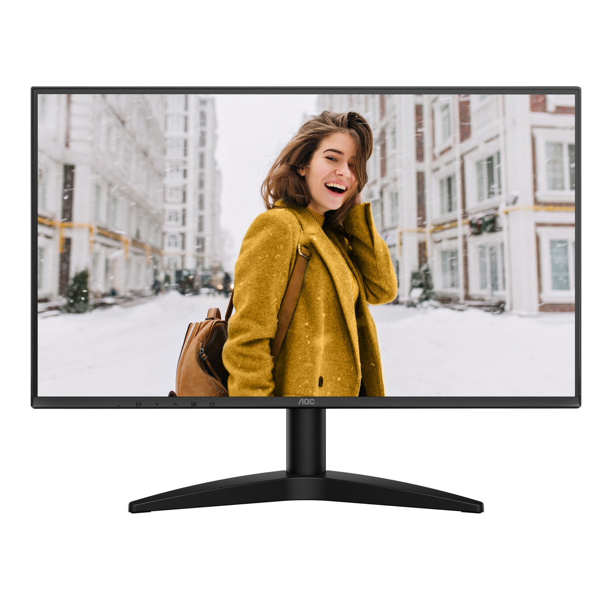 AOC-27B36XE B36 Monitor|27 Inch|4ms9GtG)/0.5ms MPRT|IPS|1920*1080 144Hz|HDMI+VGA|Ultra Narow Bezel|VESA|3YR.
