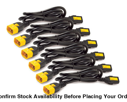 APC POWER CORD KIT (6 EA) LOCKING C13 TO C - Guards On Duty Shop