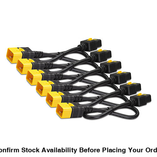 APC POWER CORD KIT 6EA LOCKING C19 TO C20 - Guards On Duty Shop
