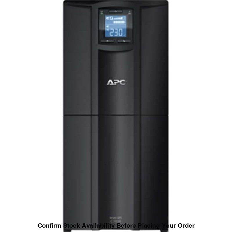 APC SMART LINE INTERACTIVE 3000VA/ 3KVA 2100W UPS TOWER RACK MOUNT INCLUDED: NO RACK TYPE: N/A NETWORK CARD:NO BATTERY:YES BATTERY TYPE: VRLA WARRANTY: 2 YEARS REPAIR OR REPLACE - Guards On Duty Shop