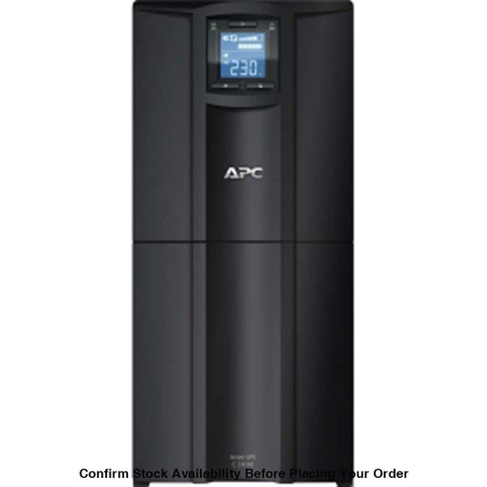 APC SMART LINE INTERACTIVE 3000VA/ 3KVA 2100W UPS TOWER RACK MOUNT INCLUDED: NO RACK TYPE: N/A NETWORK CARD:NO BATTERY:YES BATTERY TYPE: VRLA WARRANTY: 2 YEARS REPAIR OR REPLACE - Guards On Duty Shop