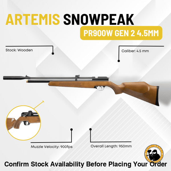 Artemis SnowPeak PR900W Gen 2 4.5mm Wood